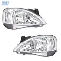 FARI PER OPEL CORSA C 00-06 FONDO CROMATO