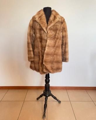 Pelliccia Visone chiaro taglia 44