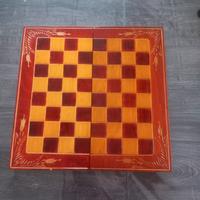 Gioco in legno Dama e Backgammon