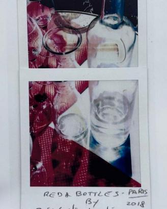 Maurizio Galimberti, Red&Glasses, Dittico 15,5x7,5