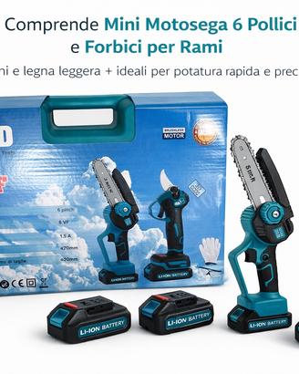 Kit Potatura a Batteria 2 in 1
