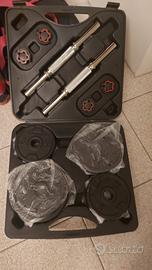 kit bilancieri e manubri 20 kg