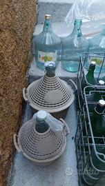 2 x Damigiane 5 e 10 litri