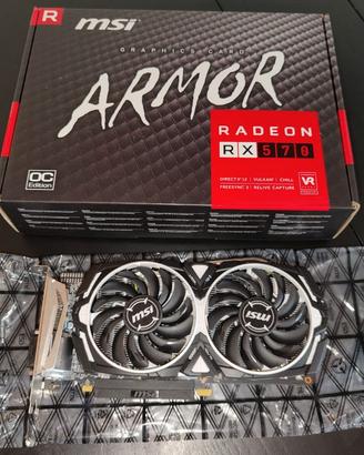 AMD MSI Radeon RX 570 ARMOR 4 Gb