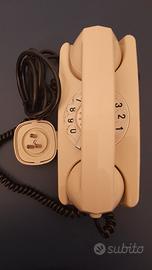 telefono fisso vintage a disco combinatore
