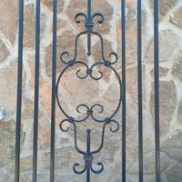 Pannello decorativo in ferro battuto 