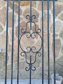 Pannello decorativo in ferro battuto 