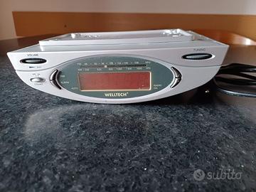 Radiosveglia vintage con fissaggio superiore