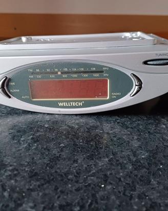 Radiosveglia vintage con fissaggio superiore