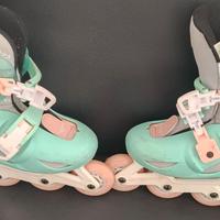 Rollerblade Decathlon Play 5 + set protezioni 3×2