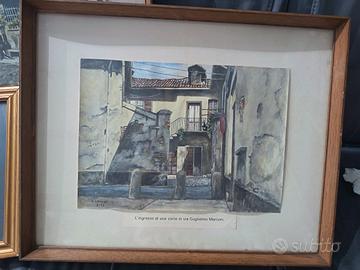 quadro con città