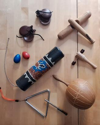 Kit percussioni etniche didattiche