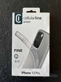 Cover iPhone 13 Pro Cellularline Fine - NUOVA