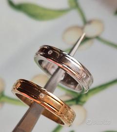 anelli in metallo unisex con swaroski 