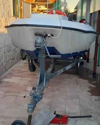 Barca +carrello + Motore