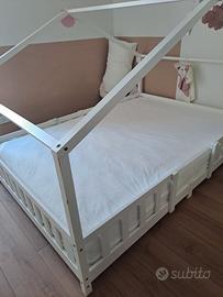 Letto Francese a Forma Forma di Casetta