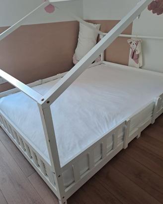 Letto Francese a Forma Forma di Casetta