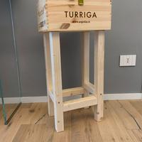 Sgabello cassa vino per secchiello