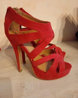 Scarpe rosse con tacco