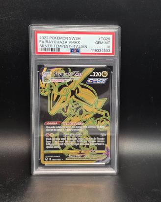 PSA 10 Pokèmon – Rayquaza VMAX TG29 – Gem Mint – S