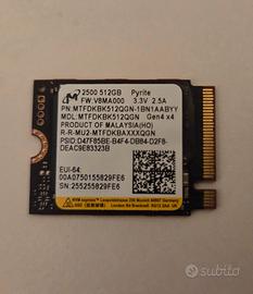 SSD M.2 NVMe 2230 Micron 2500 512GB 