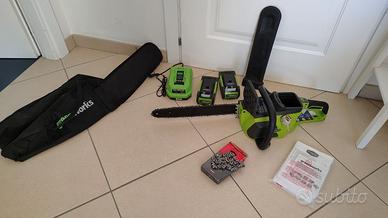 Motosega elettrica a batteria 16" 40cm Greenworks