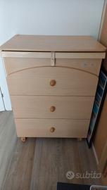 cassettiera con bagnetto Foppapedretti 