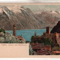 Cartoline Trentino Garda Castell Tenno