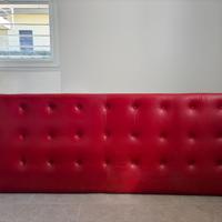 Testiera letto matrimoniale pelle Minotti