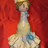 Bambola in gesso Bianca Poli