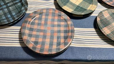 Piatti piani e frutta