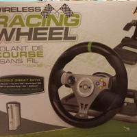 Volante e pedaliera per xbox 360 senza fili