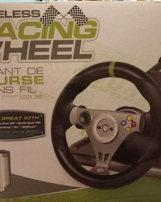 Volante e pedaliera per xbox 360 senza fili