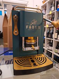 Mini Faber Deluxe in ottone macchina caffè cialde
