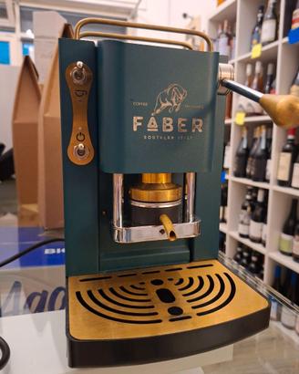 Mini Faber Deluxe in ottone macchina caffè cialde