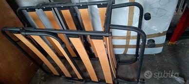 rete con doghe in legno 