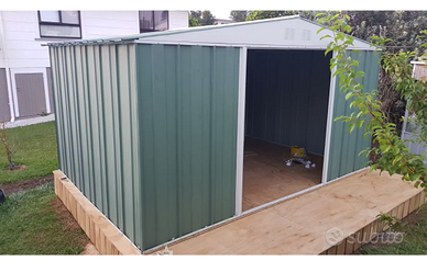 Box lamiera deposito Acciaio 403x269cm verde