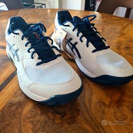 ASICS Gel-Dedicate 8 Clay White/Blue Expanse nuove