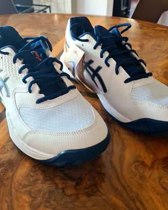 ASICS Gel-Dedicate 8 Clay White/Blue Expanse nuove