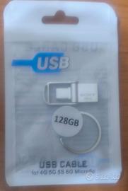 Chiavetta/Pen Drive 128gb USB 3.0 Sony - Grigia