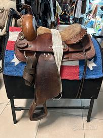 sella americana con Copertino e testiera 