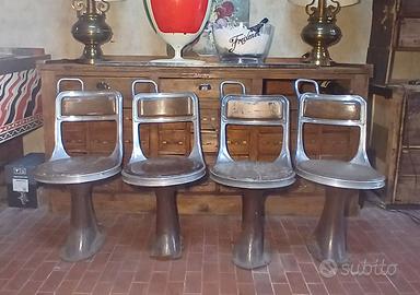 4 sedie tram Torino anni 30