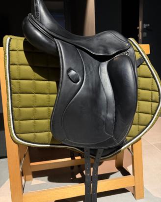 Sella dressage Mantegna blocchi lunghi 17,5”