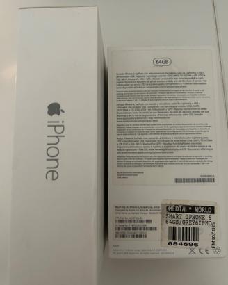 iPhone 6 – 64GB – per pezzi o riparazione –