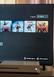 Consola Xbox one più giochi. 