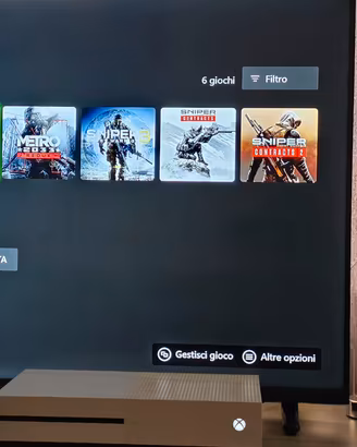 Consola Xbox one più giochi. 
