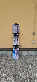 Snowboard Quechua RN’S 4 154 cm con attacchi