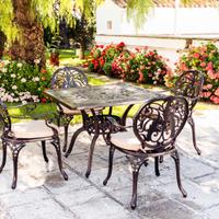 Sedia giardino modello Parigi alluminio pressofuso