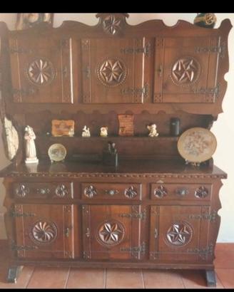 credenza antico legno massiccio 