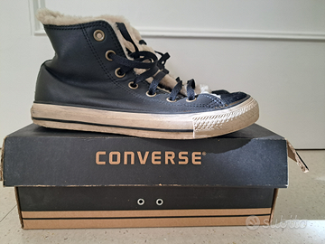 Converse con clearance pelliccia